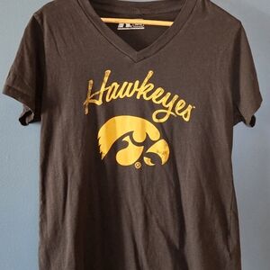 Iowa Hawkeyes T-Shirt Women's Lg